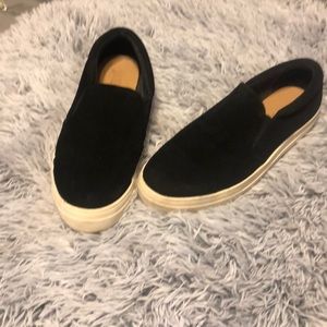 Brash Shoes - Cute platform black and white flats Brash Shoes - Cute platform black and white flats